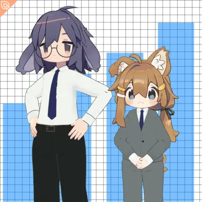 【うささき まめひなた】ビジネススーツ (Business Suit)