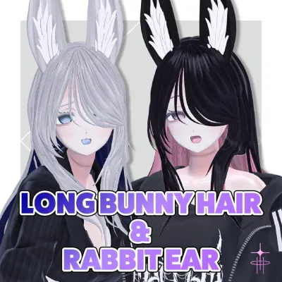 Long Bunny Hair & Rabbit Ear