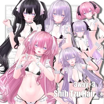 3way×3 Shih Tzu Hair