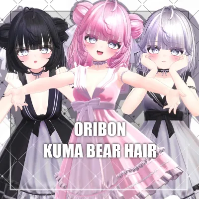 おりぼんクマベアヘア Oribon Kuma bear hair