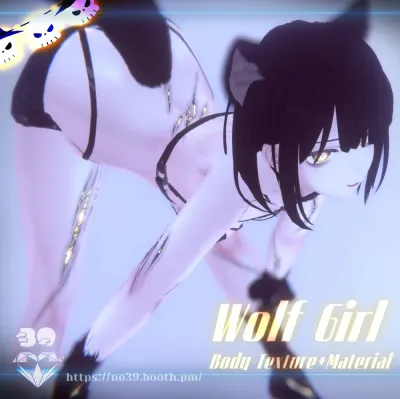 Wolf Girl Body Texture Material