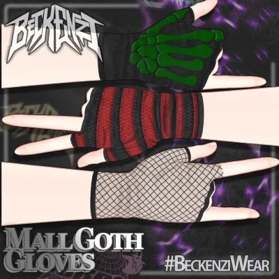 BECKENZI Goth Gloves (Full PSD file)
