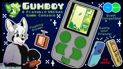 Gumboy! Playable game console for VRC avatars (Quest Compatible)
