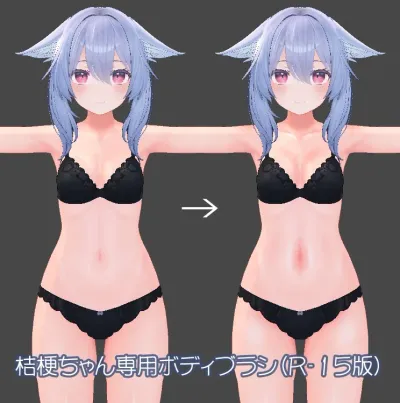 Body brush for Kikyo