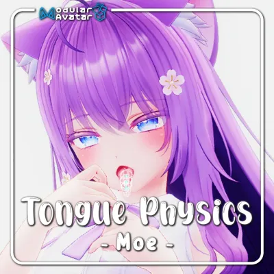 Moe 「萌」 — Tongue Physics (Modular Avatar)
