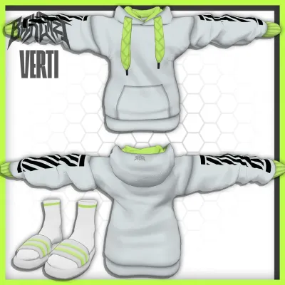 BECKENZI X VERTIGRIS パーカ
