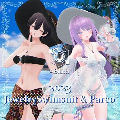 【6avatar】2023 Jewelry swimsuit & Pareo