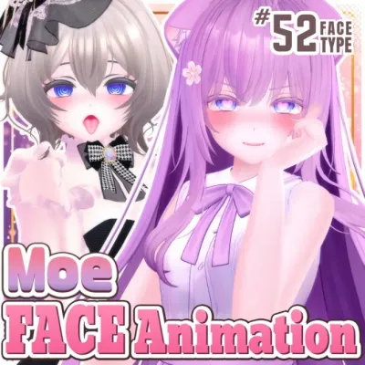 【萌—Moe】52Type 表情パッケージFaceAnimation! (Face52Type R18 Including)