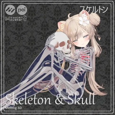Skeleton and skull for 28 avatars