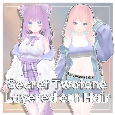 Secret Twotone Layered cut Hair V.1.0.1