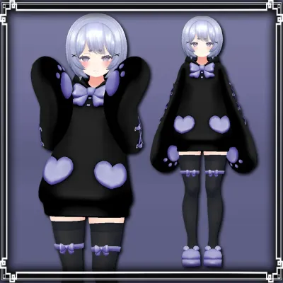 【桔梗用衣装】クマパーカー bear parka