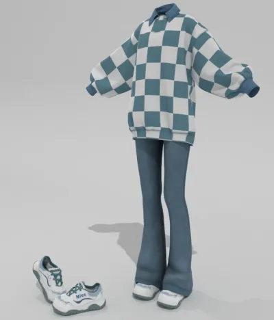 [01] Everyday clothes Realistic clothes