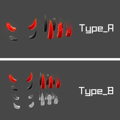 Broken demon Horn V03[Type_B]