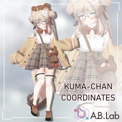 【マヌカ対応】おでかけくまちゃんコーデ ( Outing bear coordination )