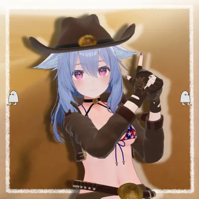 Cowboy bikini for Kikyo