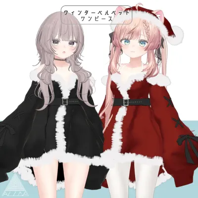 winter velvet dress