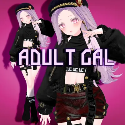 ADULT GAL for セレスティア （ファー＆レザージャケットセット）