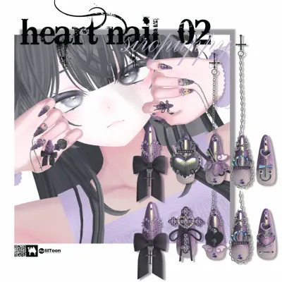 heart nail 02 for Manuka