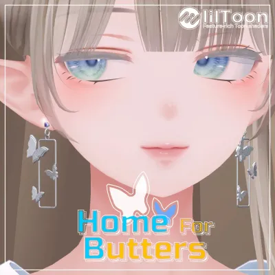 蝶の家 Home For Butters Earrings Set (販売商品 / Product)