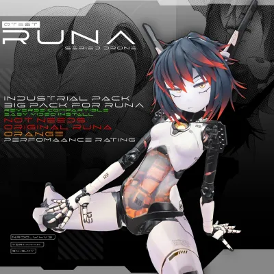 3Dモデル]Ranu — Industrial Set[アバター] [VRC