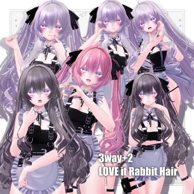 3way 2 LOVE it Rabbit Hair