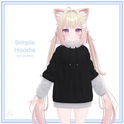 『シフォン (Chiffon)』 Simple Hoodie for Chiffon