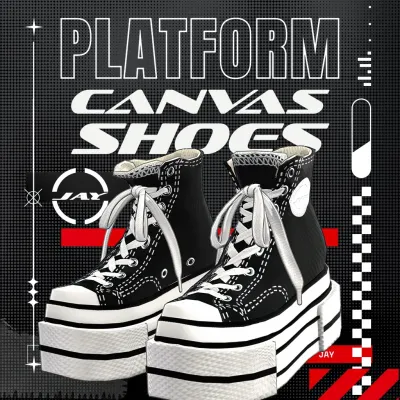 Platform Canvas Shoes