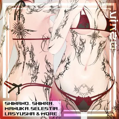 ‏【Cybersigilism Tattoos】4k Textures 入れ墨 *テクスチャ* /HD