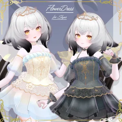 【Flower Fairy Dress】9アバター対応