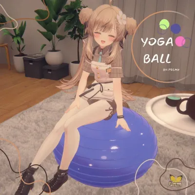 Interactive Yoga ball / Exercise ball for VRChat