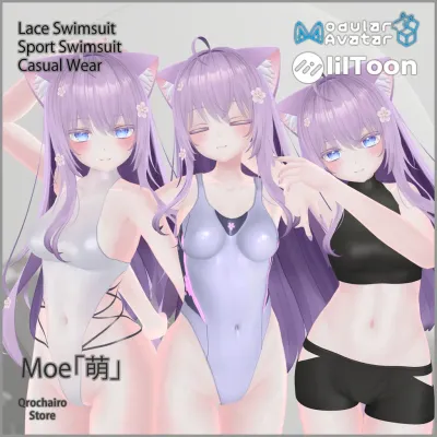 Sport Swimsuit & Lace Swimsuit & Casual Wear for Moe