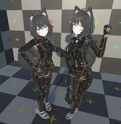 VRC]Velle(ヴェール)のラバースーツ[MaterialSet