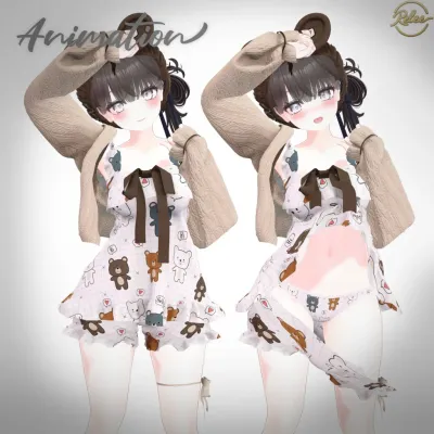 【Animation】【PB】『Sweet Pajama』【8 Avatars】(Manuka)