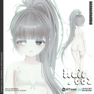Hair_001 Poni Tail
