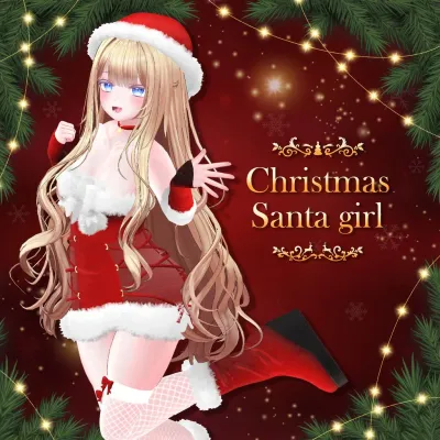 Moe Christmas Santa Girl
