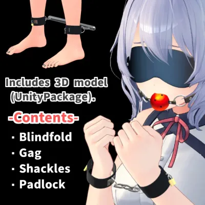 Muzzle Eye Mask Restraint Set