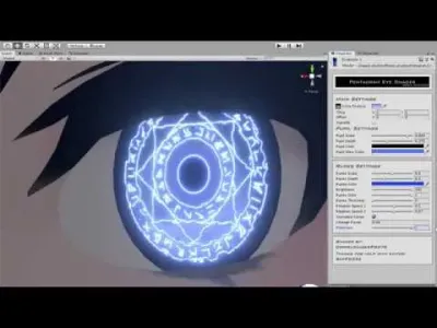 Pentagram Eye Shader