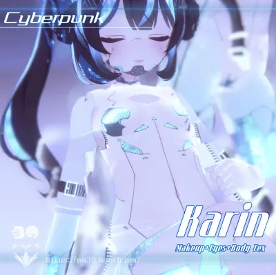 【Karin】berpunk—Eyes Makeup Body Tex