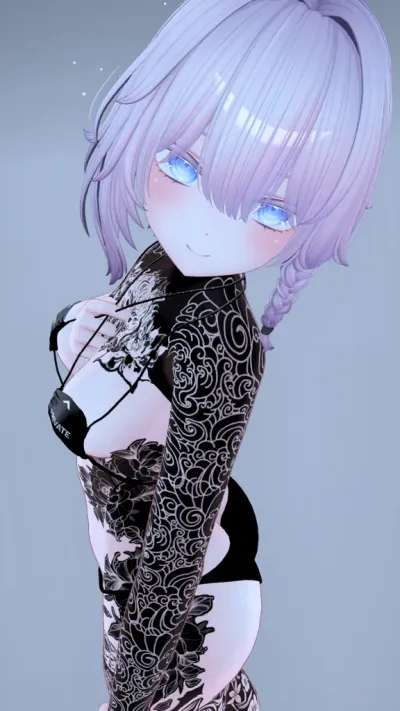 BlackOut Dragon And Snake Moe Tattoo 「萌」/ ブラックアウトドラゴンとスネークの萌えタトゥー