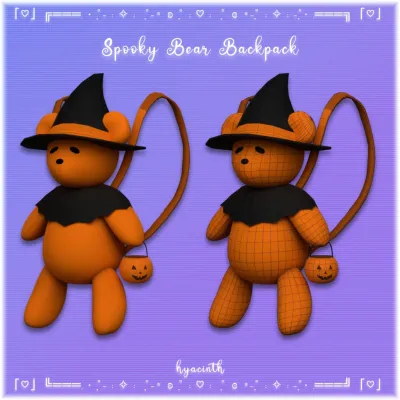 Spooky Bear Backpack