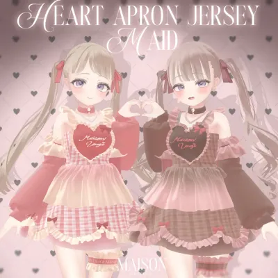 Heart Apron Jersey Maid