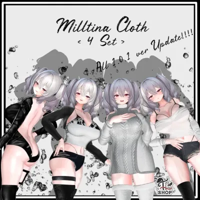 TL_Shop TL_Shop『 ミルティナ / Milltina 』4 Cloth Set