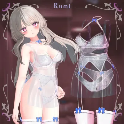【PB】 pure slip lingerie 【VRChat想定】